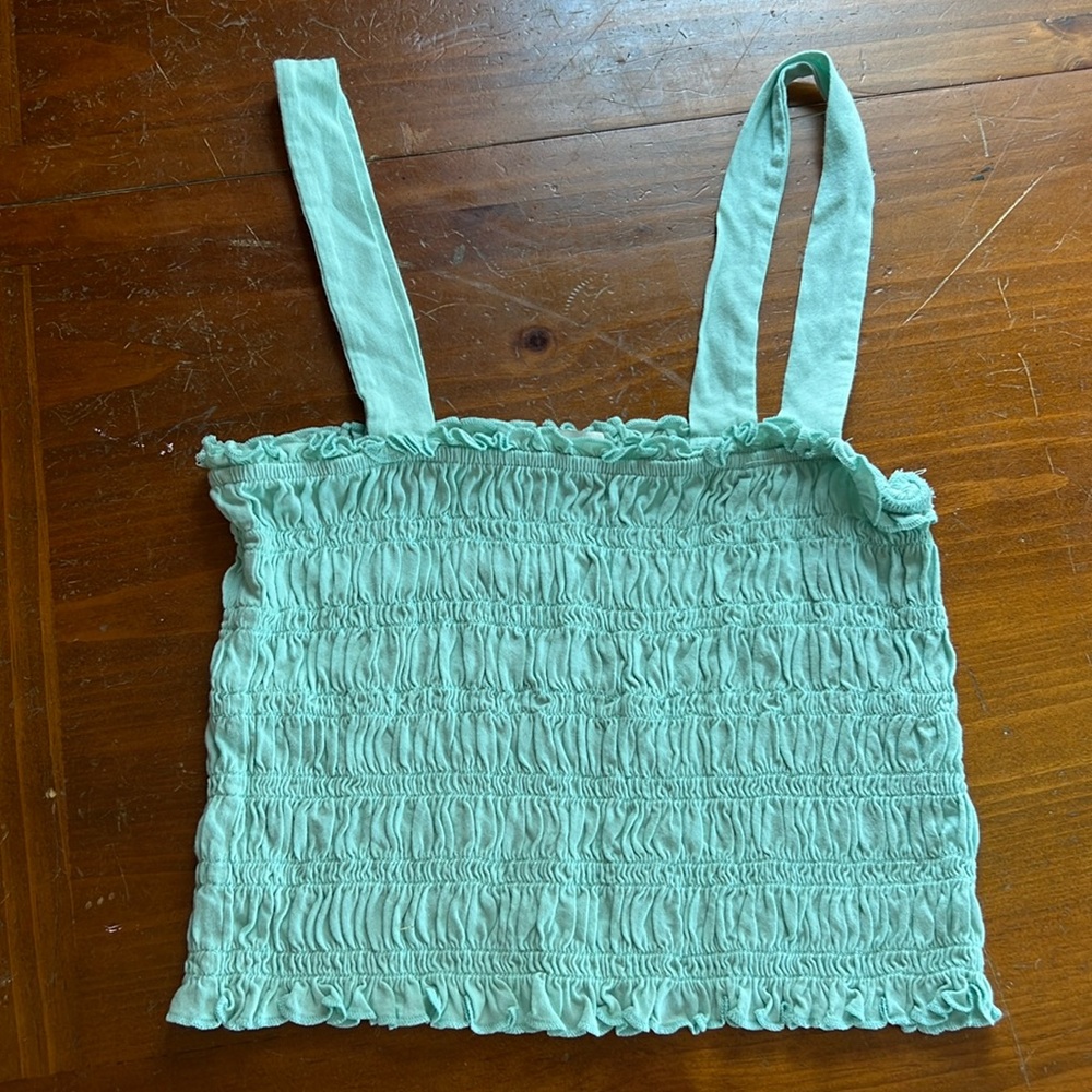 American Eagle Scrunched tank top